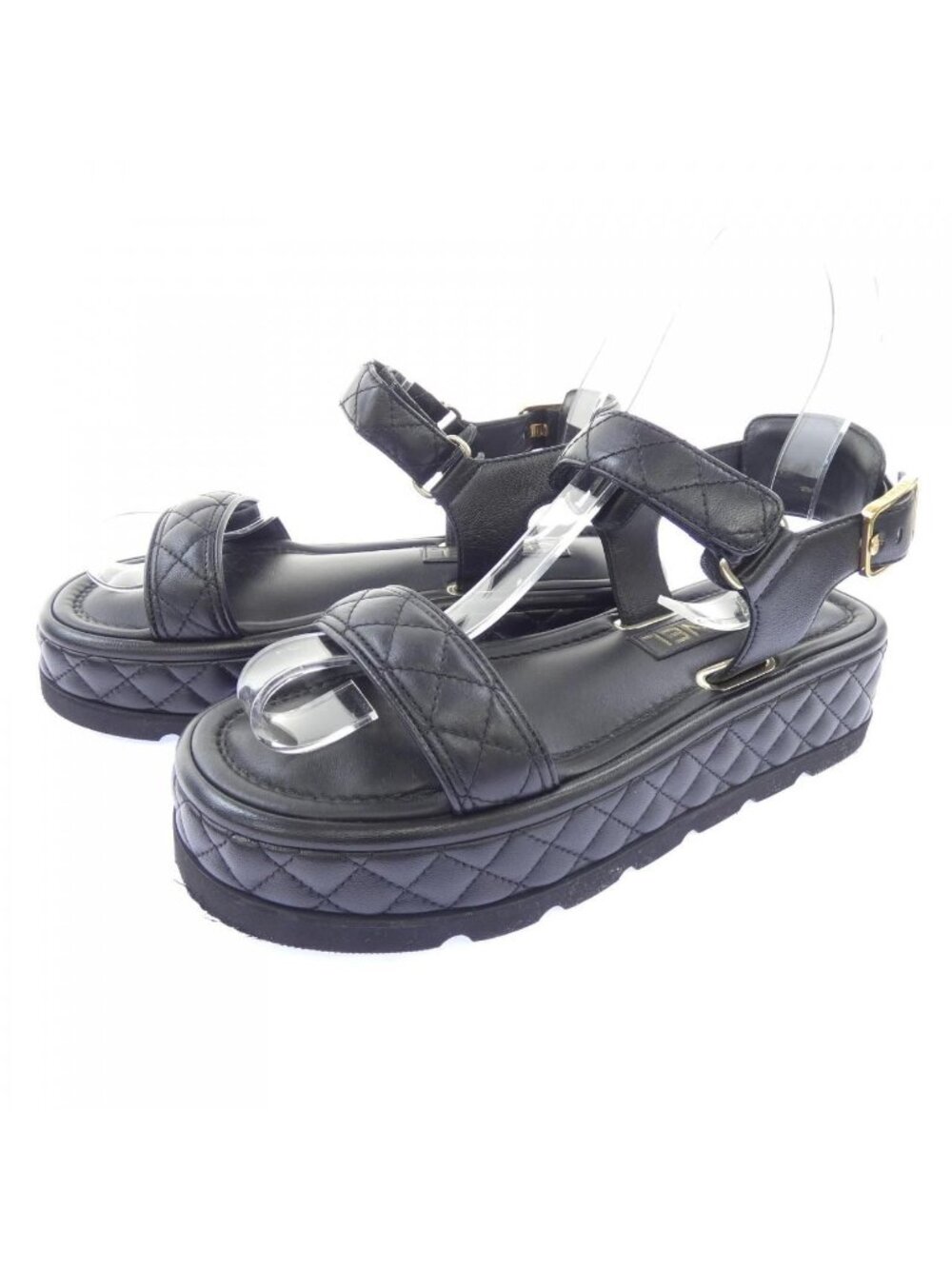Chanel Sandals Black - Picture 3 of 6